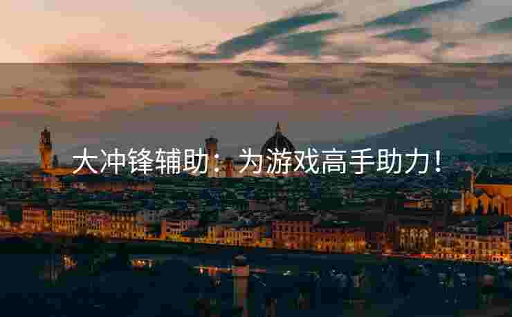 大冲锋辅助：为游戏高手助力！