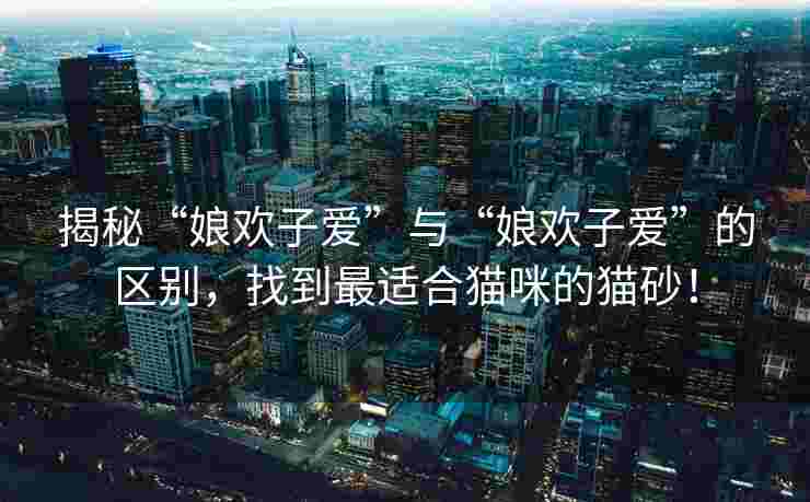 揭秘“娘欢子爱”与“娘欢子爱”的区别，找到最适合猫咪的猫砂！