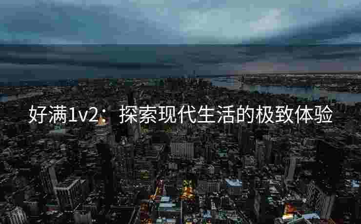 好满1v2：探索现代生活的极致体验