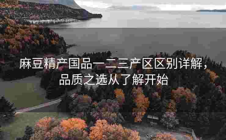 麻豆精产国品一二三产区区别详解，品质之选从了解开始